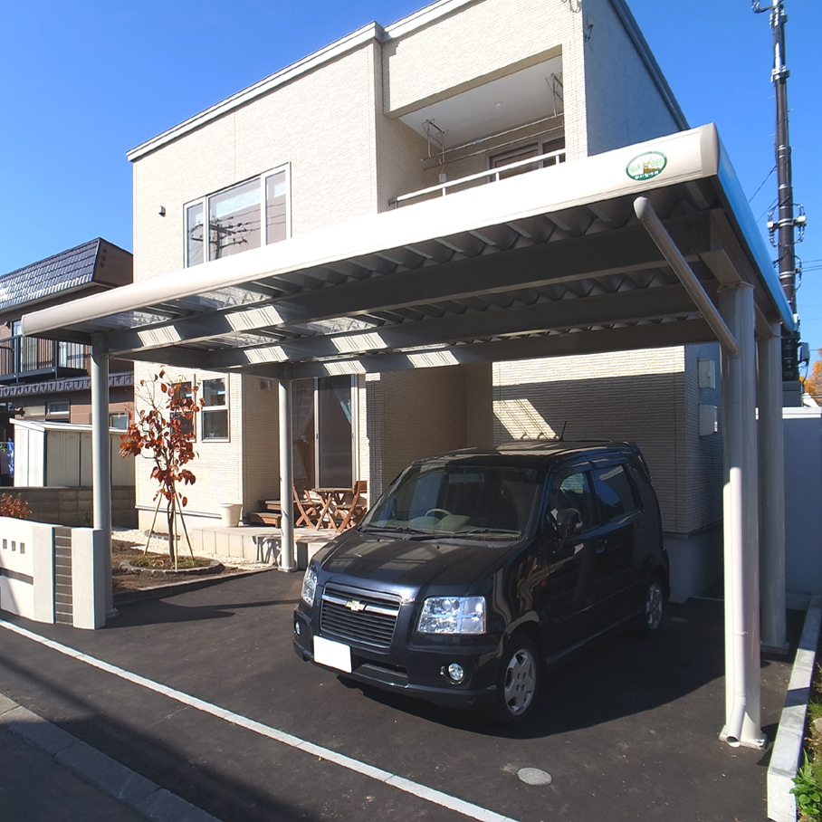 札幌市手稲区｜中川製作所NS-2000 スチールカーポート