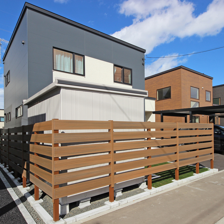 札幌市手稲区｜グローベン「プラド」フェンスでプライベート空間を確保