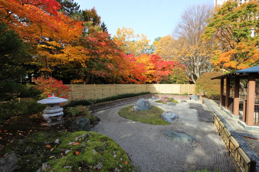 札幌　竹垣