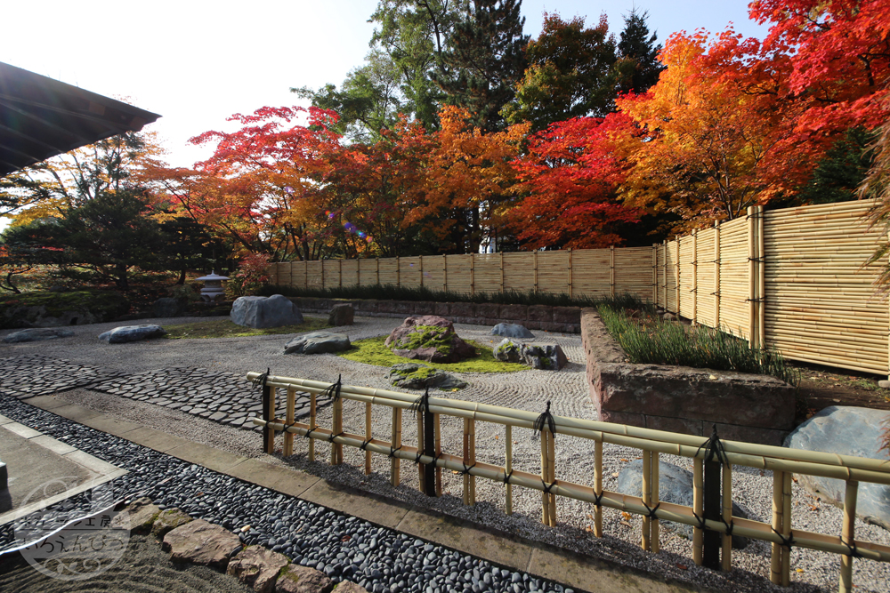 金閣寺垣　御簾垣　中島公園