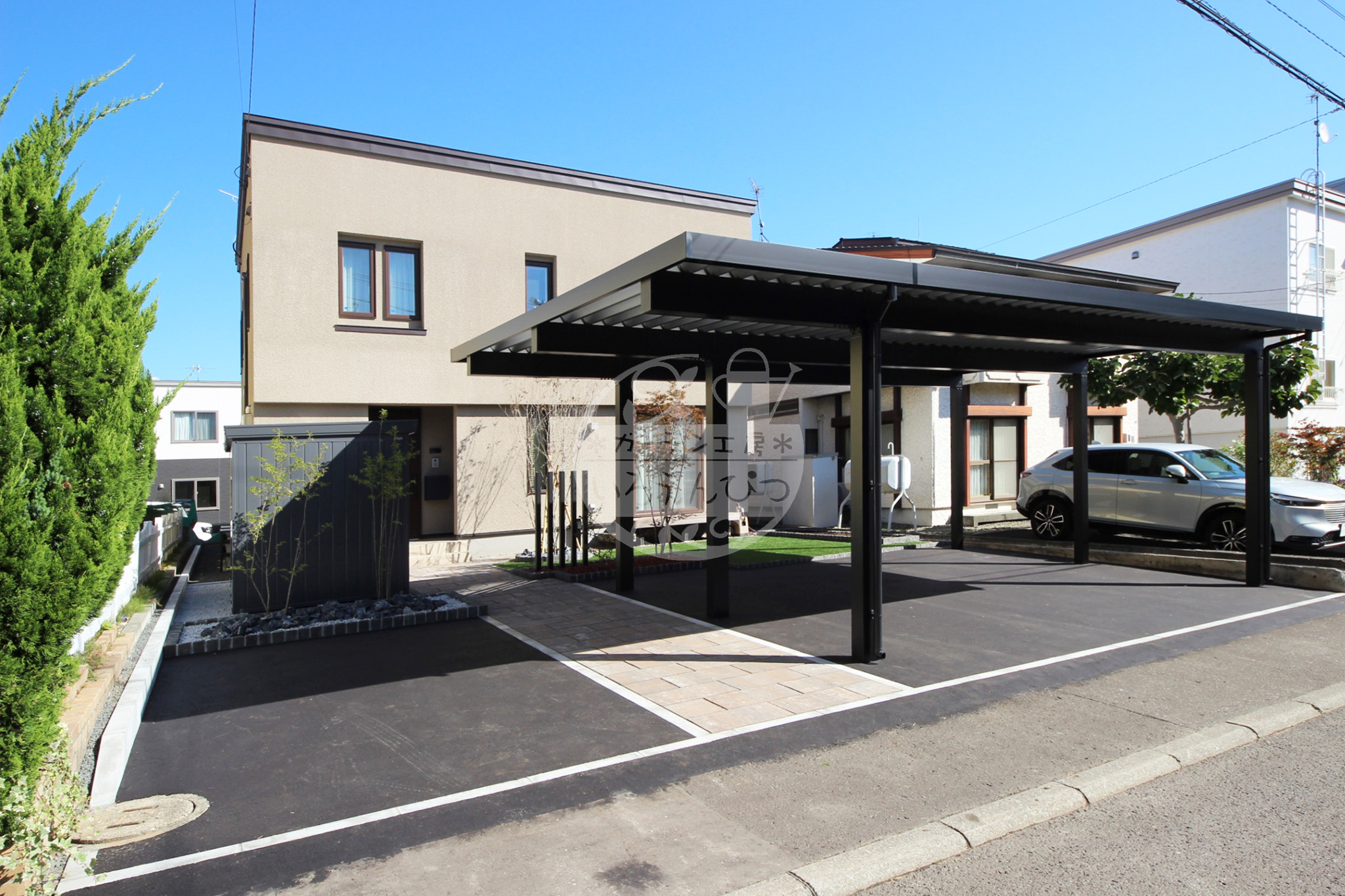 札幌市西区｜建物の魅力を拡げる外構