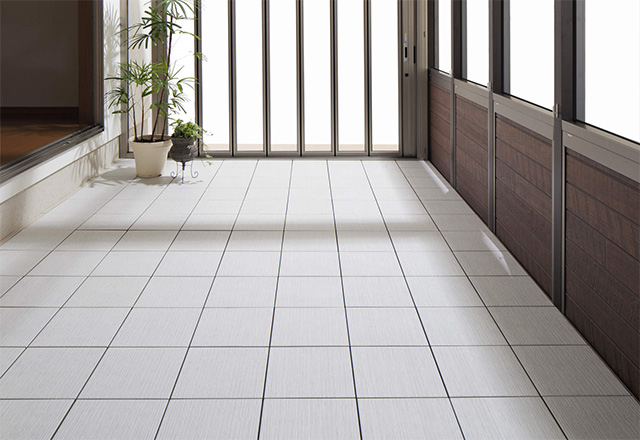 土間仕様タイル貼り